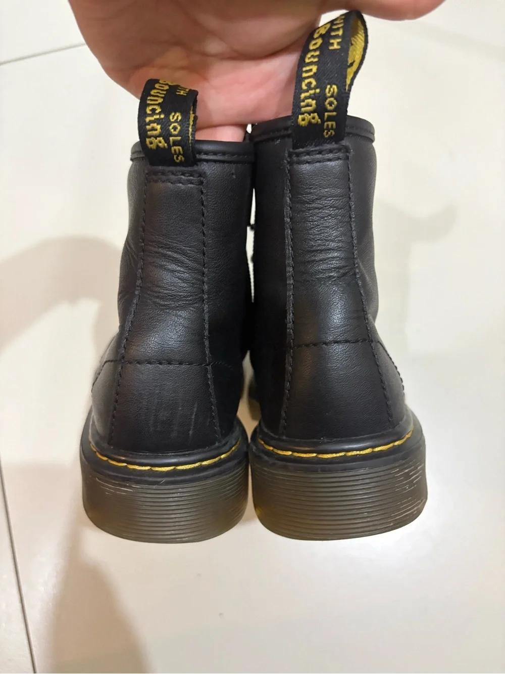 Dr. Martens Youth 1460 Softy T Leather Lace-Up Boots